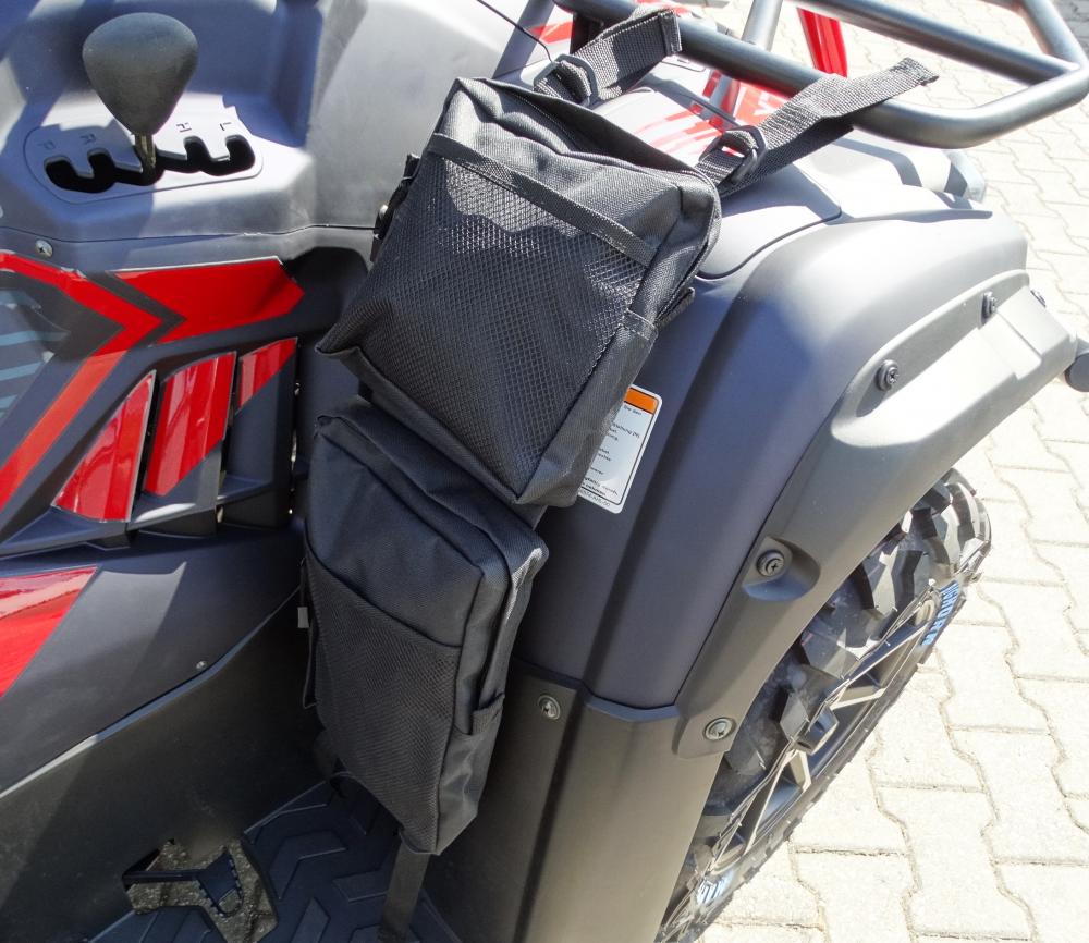 TMP Quad - ATV Gepäcktasche Kotflügel vorne - hinten schwarz