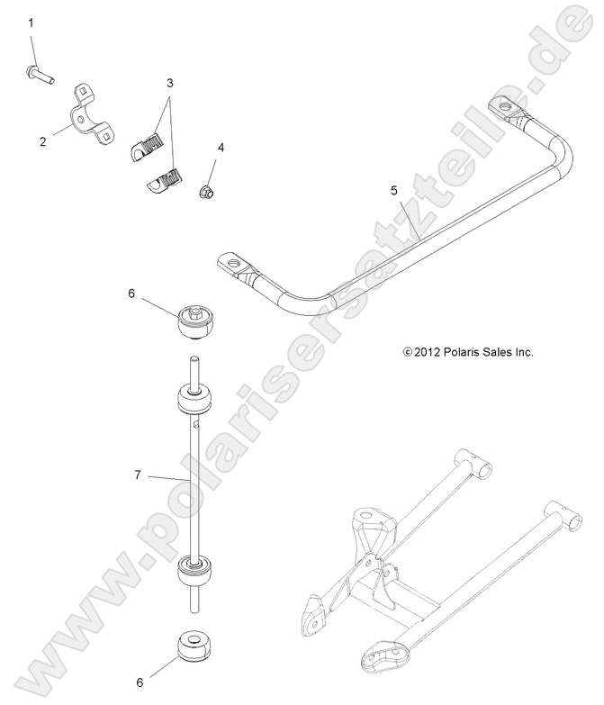SUSPENSION, STABILIZER BAR SUSPENSION, STABILIZER BAR