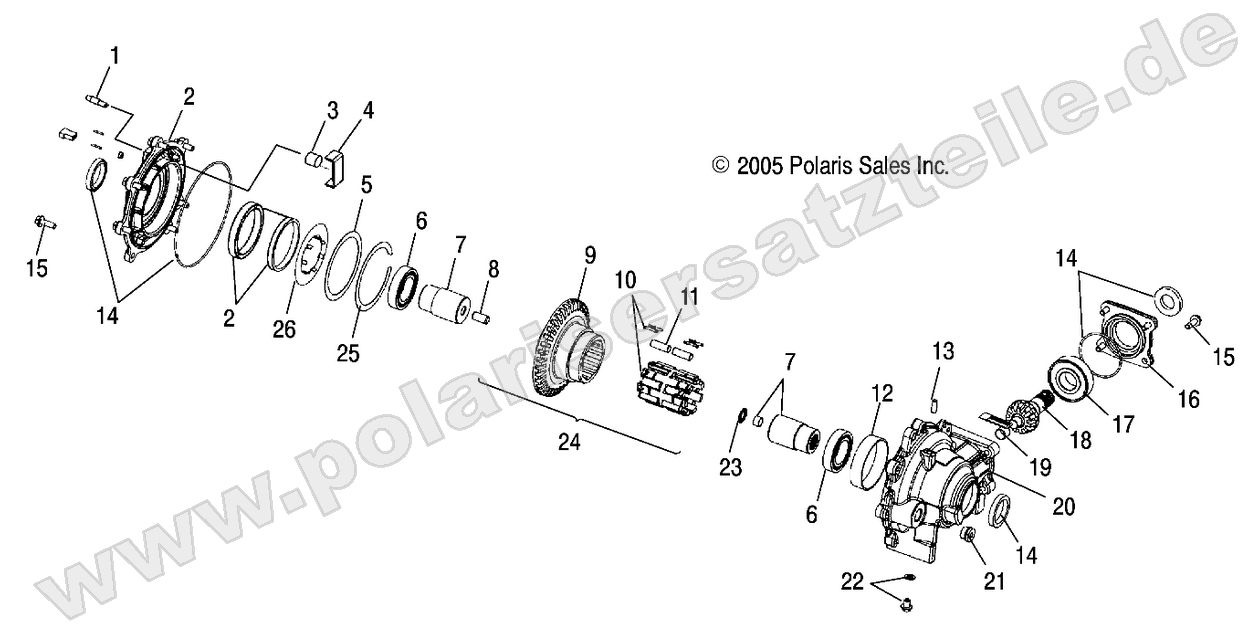 HOUSING, FRONT (DEMAND DRIVE) HOUSING, FRONT (DEMAND DRIVE)