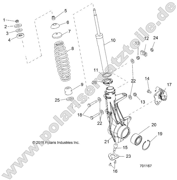 Suspension, Front Strut Suspension, Front Strut