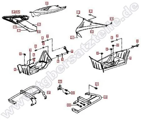 Seitenverkleidung-Fußstütze