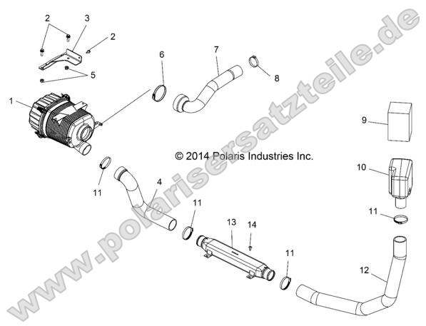 Engine, Air Intake Ducting