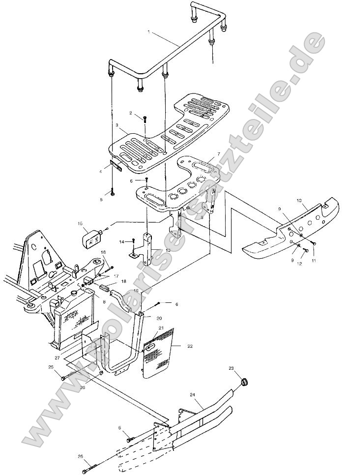 Front Rack and Bumper Mounting Front Rack and Bumper Mounting