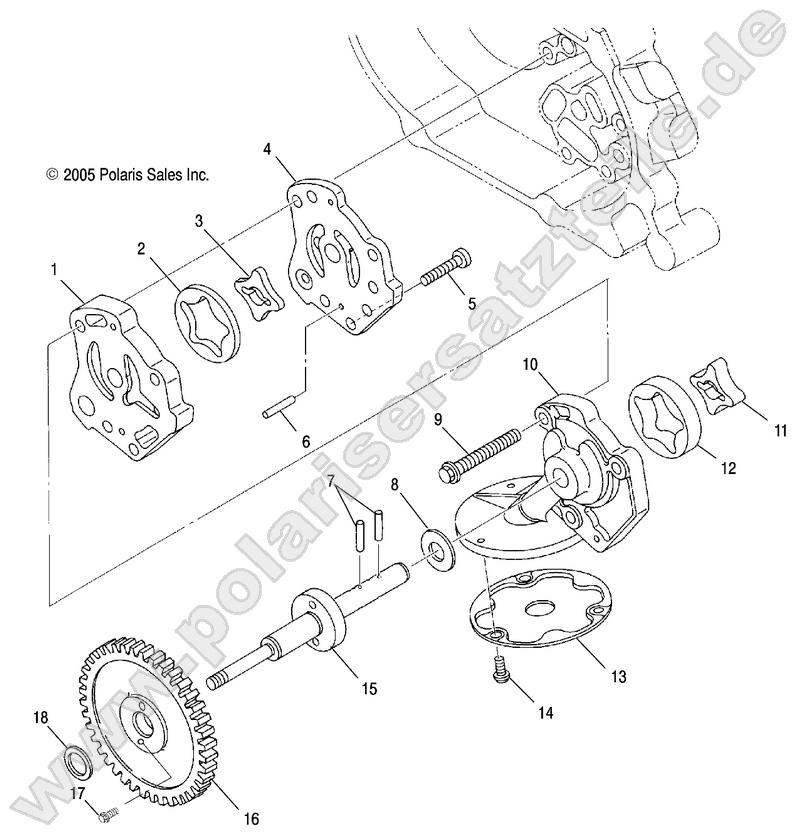 ENGINE, OIL PUMP ENGINE, OIL PUMP