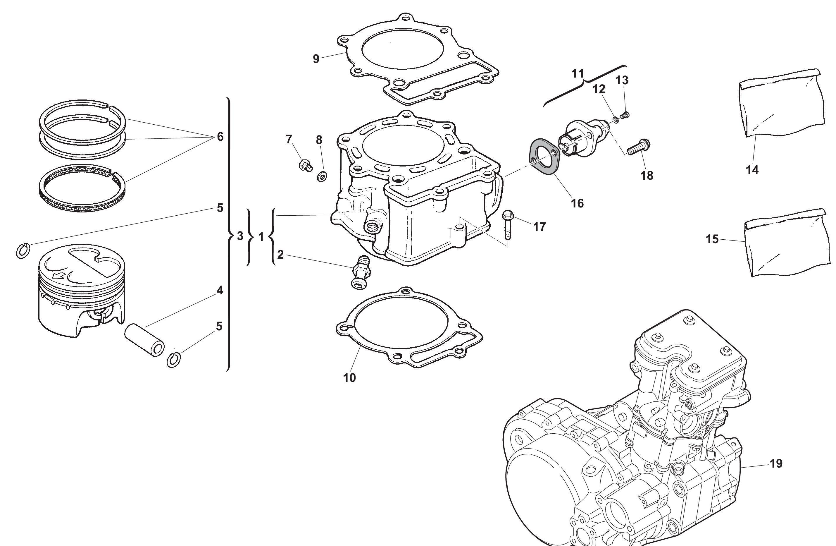 Zylinder - Kolben Zylinder - Kolben