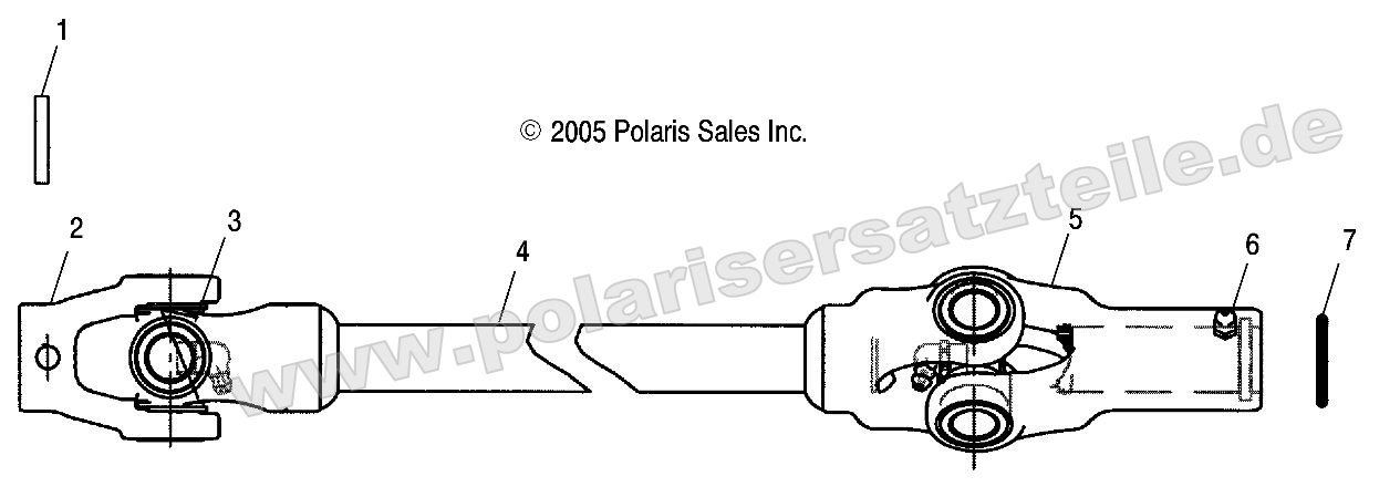 Drive Train, Front Prop Shaft