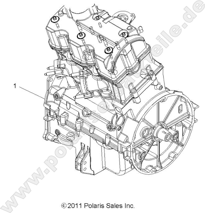 ENGINE, SHORT BLOCK