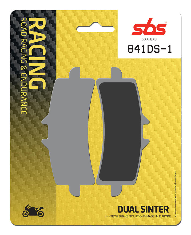 SBS_841_DS_1 SBS Bremsbeläge DS Dual Sintermetall Racing - 841DS-1