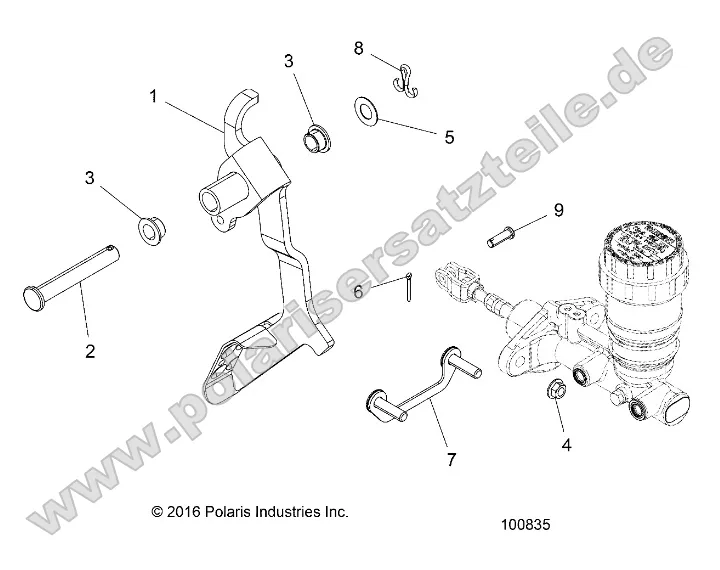 Brakes, Pedal and Master Cylinder Mounting