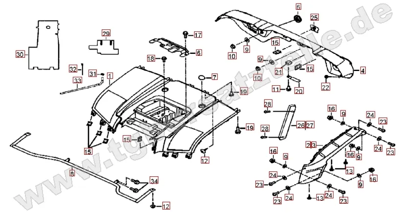 Heckverkleidung Heckverkleidung