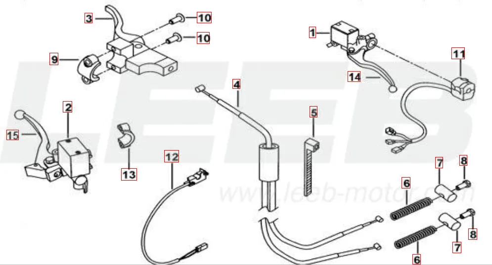Schalter-Hebel Schalter-Hebel