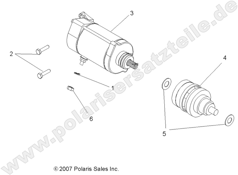 ENGINE, STARTING MOTOR ENGINE, STARTING MOTOR