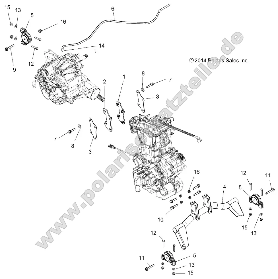 Engine, Engine and Transmission Mounting