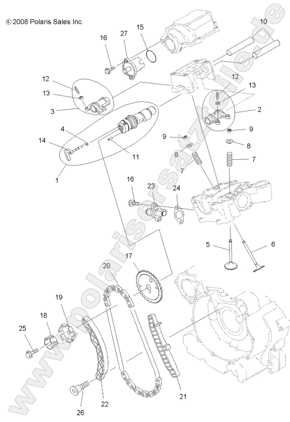 ENGINE, VALVES and CAMSHAFT ENGINE, VALVES and CAMSHAFT