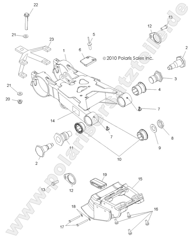 SUSPENSION, SWING ARM SUSPENSION, SWING ARM