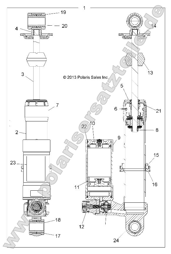 Suspension, Shock, Front