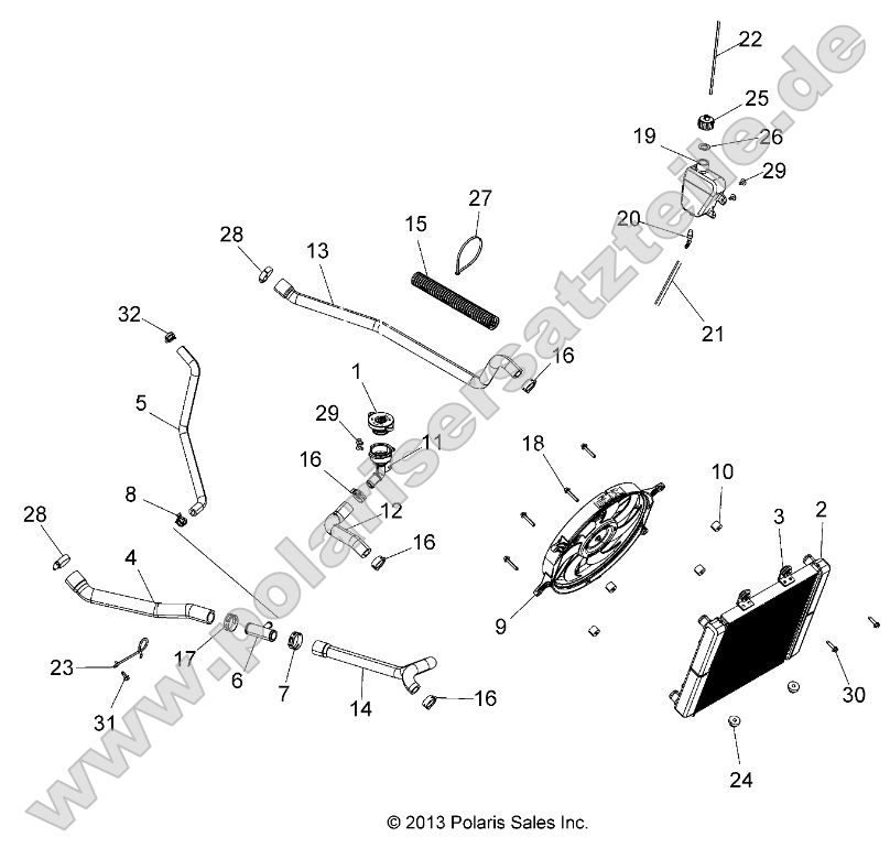 Engine, Cooling System Engine, Cooling System