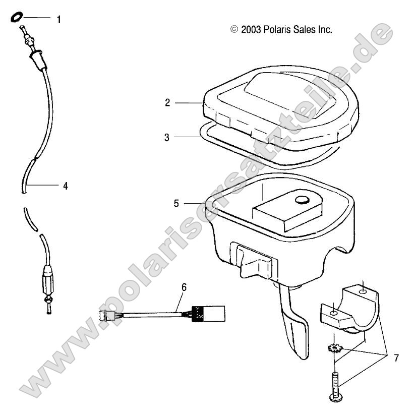 Controls - Throttle Asm/Cable Controls - Throttle Asm/Cable