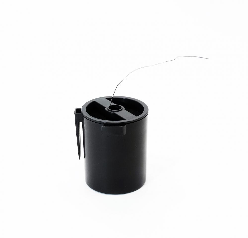Sicherungsdraht_mit_Dose TMP Sicherungsdraht 0,8 mm 60 Meter inklusive Dose schwarz