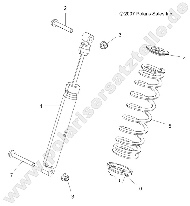 SUSPENSION, SHOCK, REAR