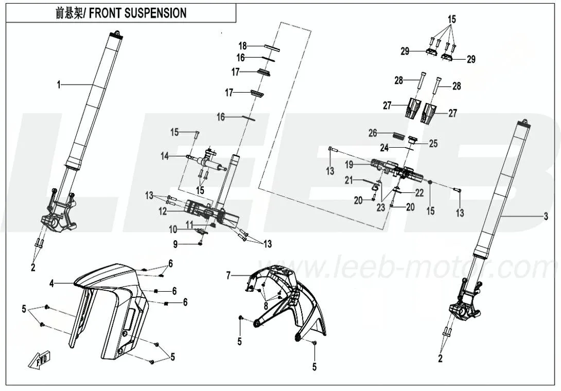 Vorderradaufhängung 