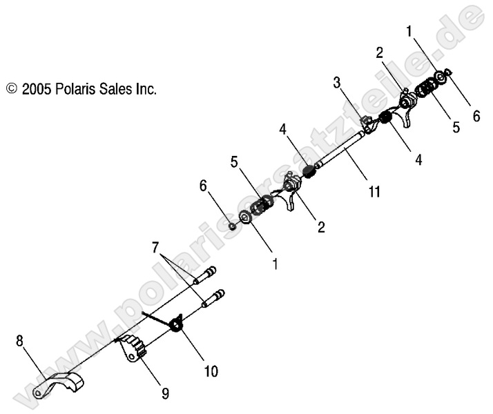 DRIVE TRAIN, SHIFT FORKS DRIVE TRAIN, SHIFT FORKS