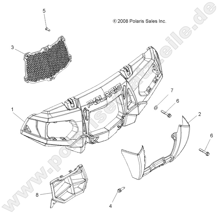 BODY, FRONT BUMPER and MOUNTING BODY, FRONT BUMPER and MOUNTING