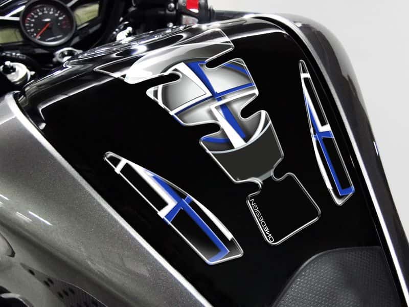 PUIG TANK PAD WINGS BMW SCHWARZ-BLUE - 4718N