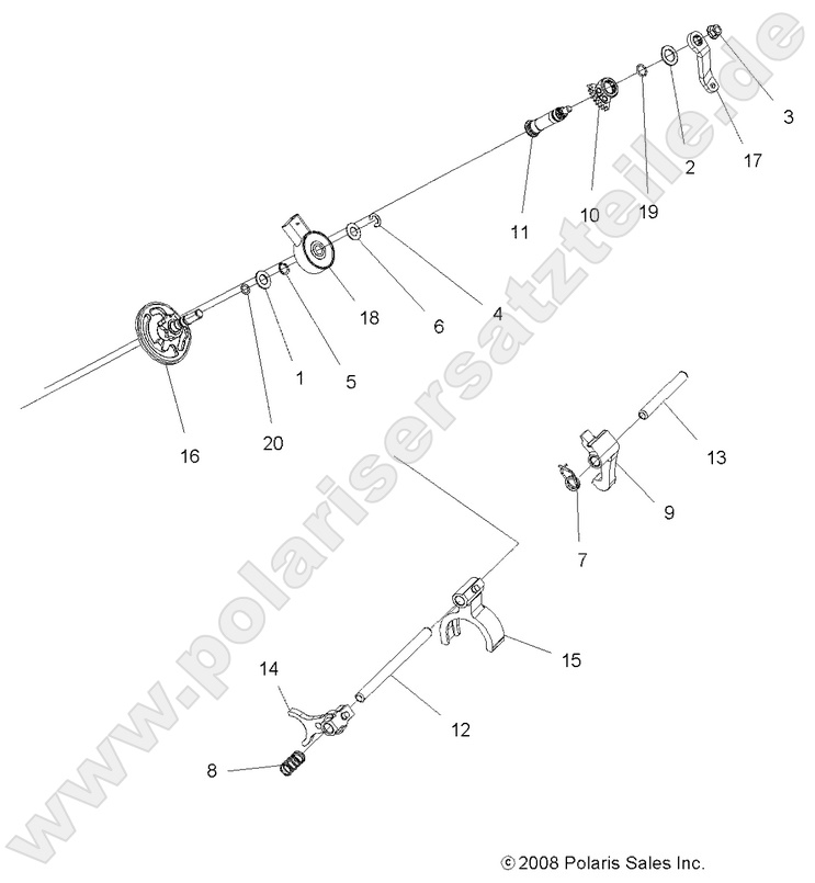 DRIVE TRAIN, MAIN GEARCASE SHIFT FORKS (Built 3/02/11 and After)