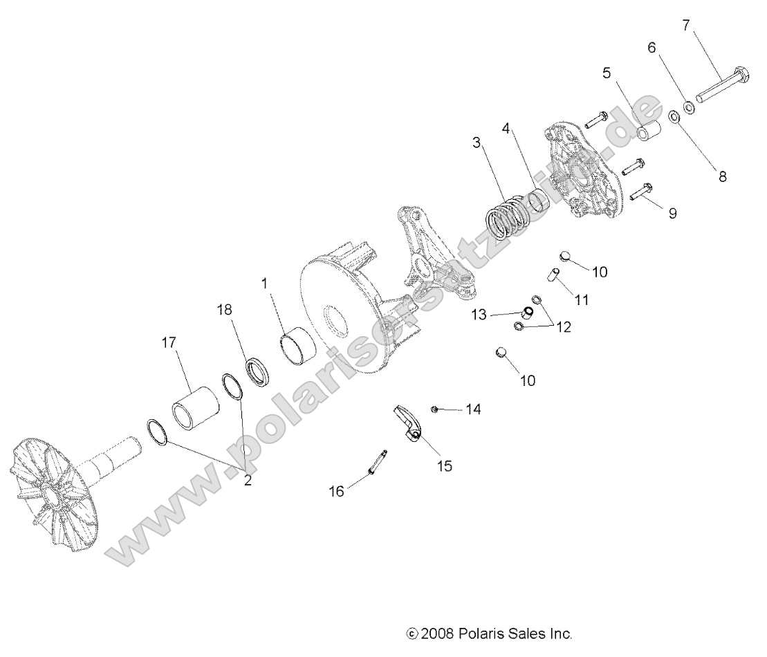 Drive Train, Primary Clutch
