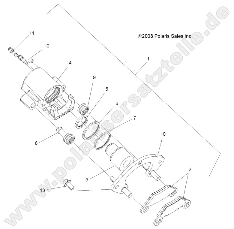 BRAKES, REAR CALIPER
