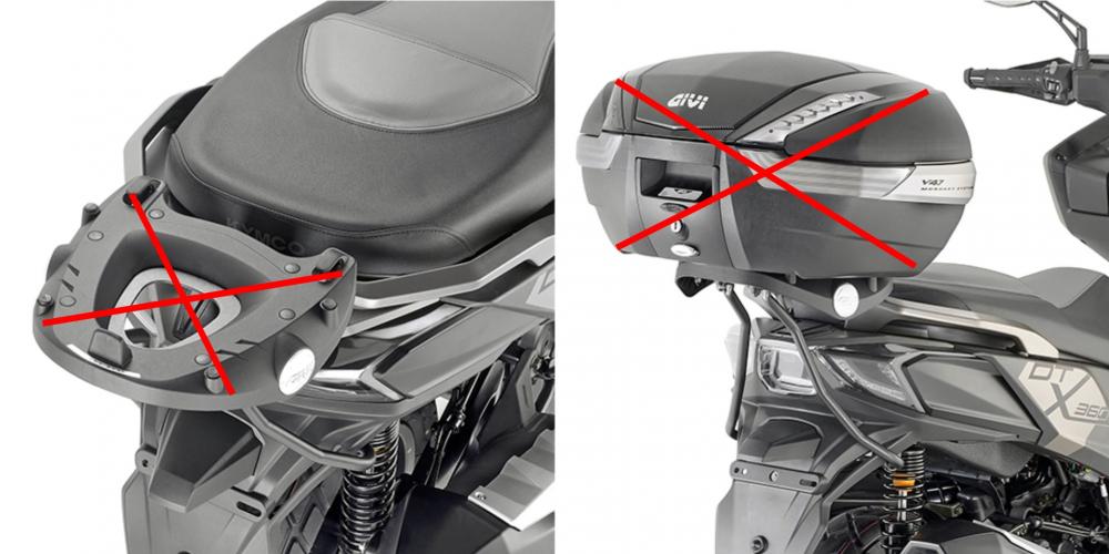 Givi Topcaseträger für Monokey und Monolock Koffer - Kymco DTX 360 2021-22