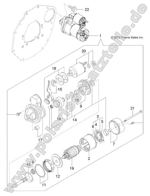 Engine, Starting Motor