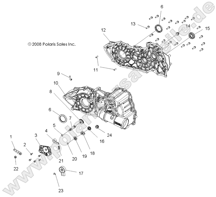 DRIVE TRAIN, MAIN GEARCASE