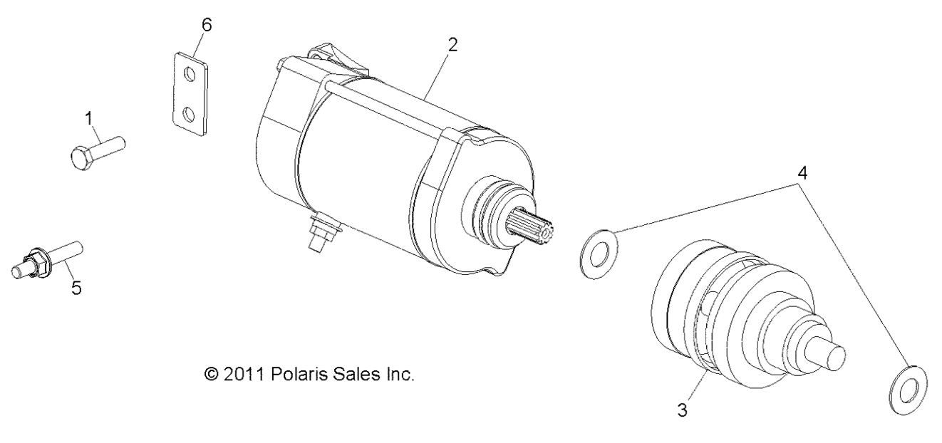 Engine, Starting Motor