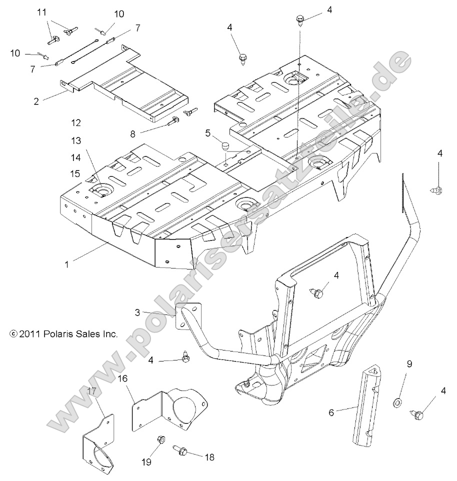 Body, Front Rack and Brushguard