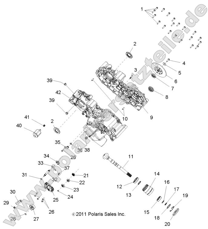 Drive Train, Main Gearcase