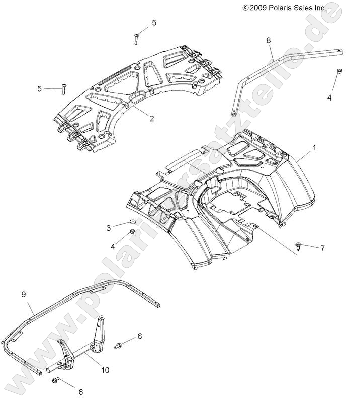 BODY, REAR CAB and REAR RACK BODY, REAR CAB and REAR RACK