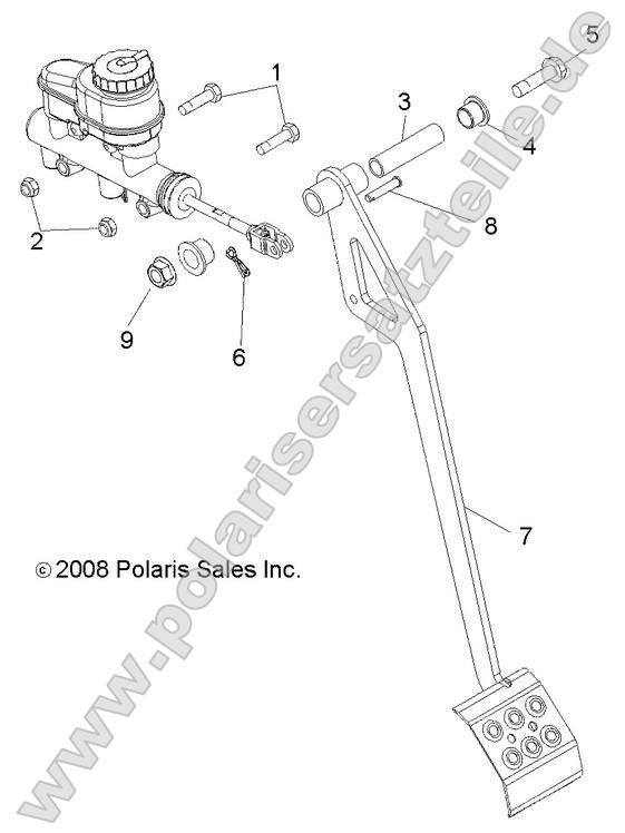 Brakes, Pedal and Master Cylinder Mounting