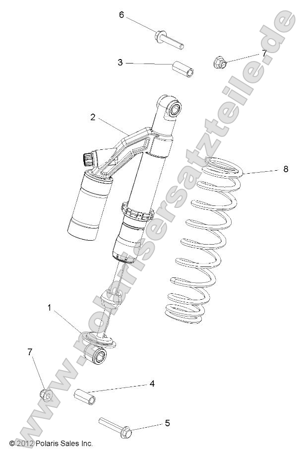Suspension, Shock, Rear, Mounting Suspension, Shock, Rear, Mounting