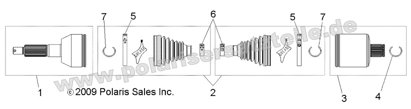 Drive Train, Rear Drive Shaft