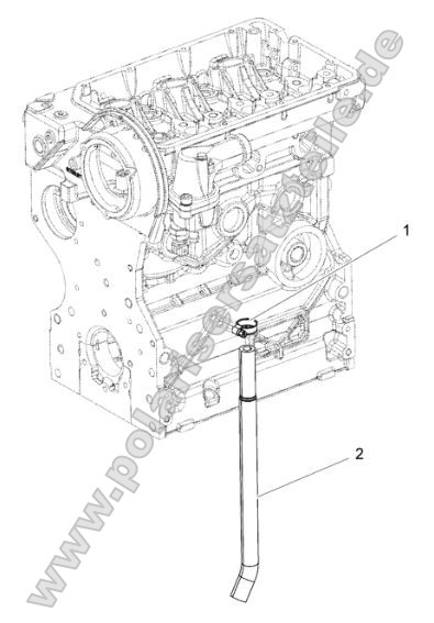 Engine, Water Blow by Hose Engine, Water Blow by Hose