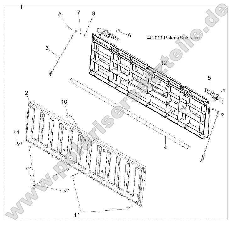 Body, Tailgate Asm. Body, Tailgate Asm.