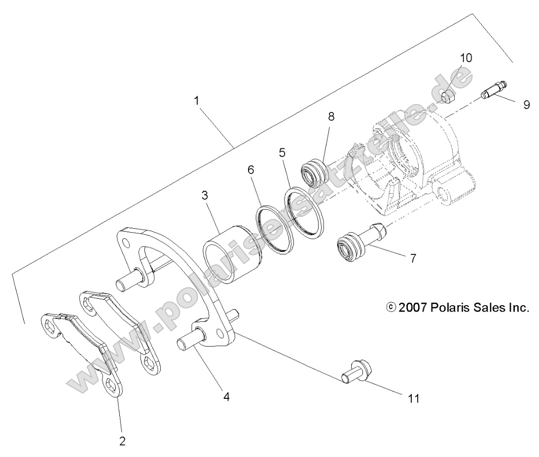 Brakes, Rear Caliper Brakes, Rear Caliper