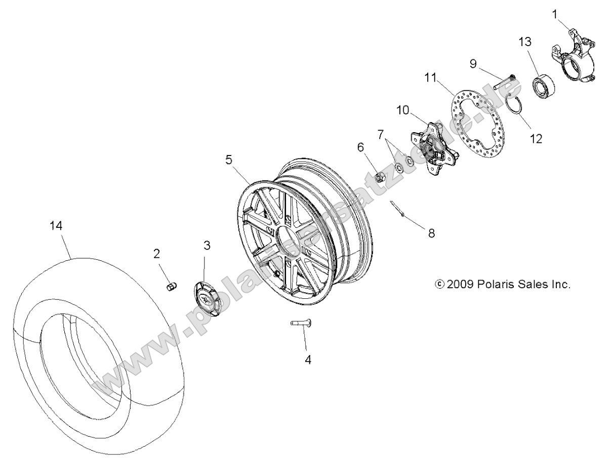 Wheels, Front and Hub Wheels, Front and Hub