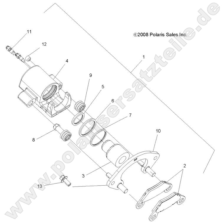BRAKES, REAR CALIPER BRAKES, REAR CALIPER
