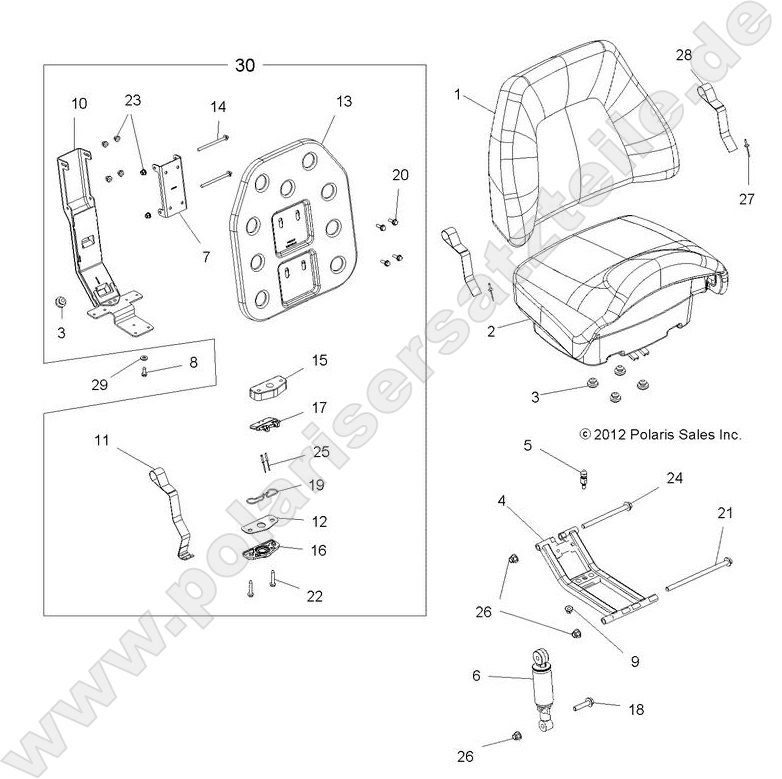 BODY, SEAT, PASSENGER BODY, SEAT, PASSENGER