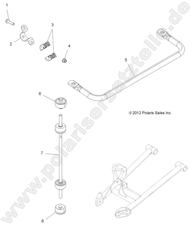 SUSPENSION, STABILIZER BAR SUSPENSION, STABILIZER BAR