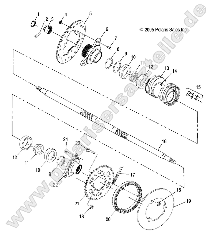 SUSPENSION, AXLE, REAR SUSPENSION, AXLE, REAR