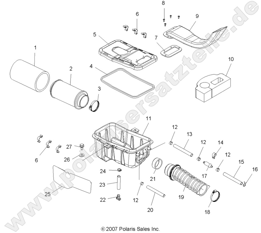 ENGINE, AIR INTAKE SYSTEM ENGINE, AIR INTAKE SYSTEM